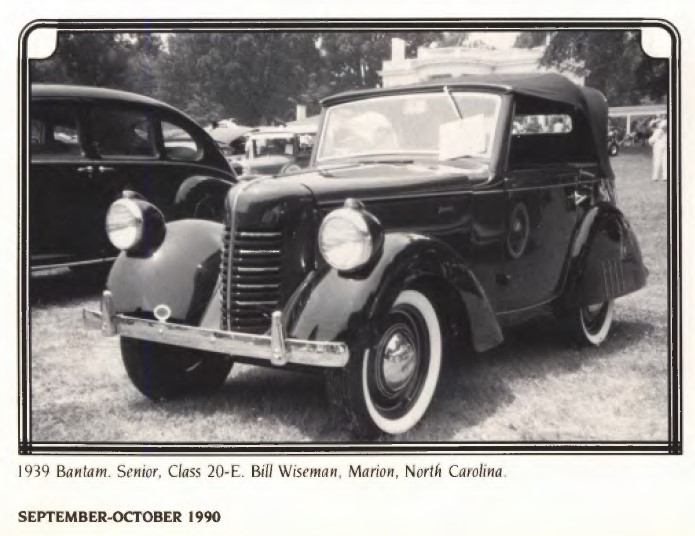 American Bantam Riviera AACA 1990