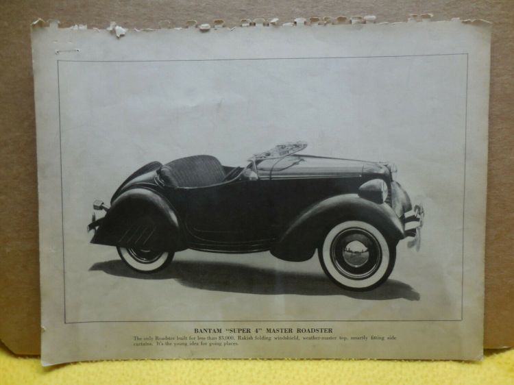 1940 Bantam Roadster Factory Photo