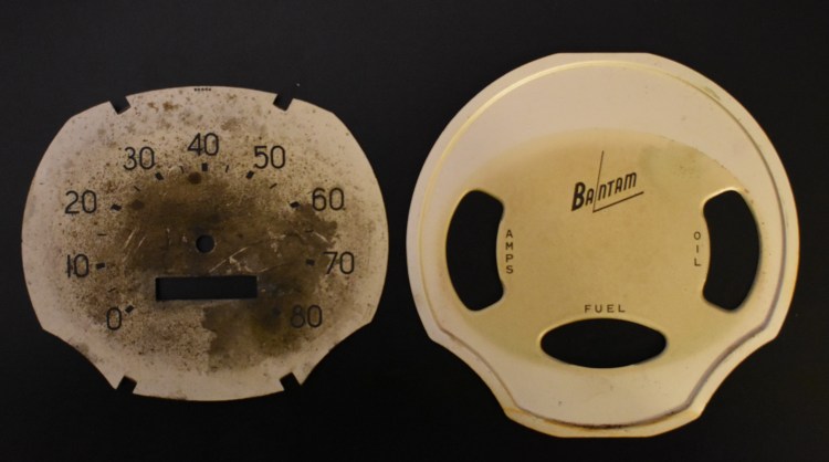 Bantam Speedometer Pearl Face comparison