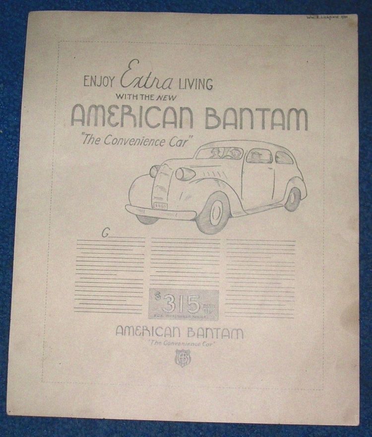 Alternative Bantam Advertisement 1